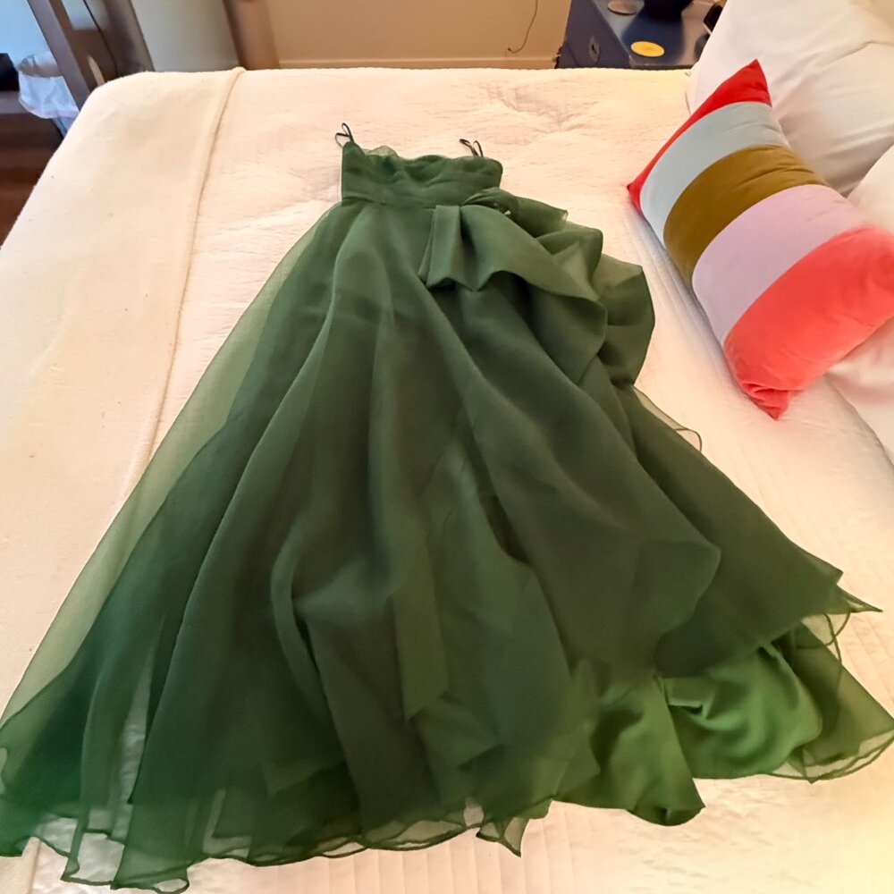 EUC Theia Teresa Strapless Gown, size 2 - Picture 3 of 8